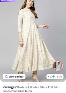Beautiful Full Length Anarkali Kurta