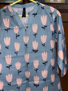 Floral Print Women&#39;s Tunic