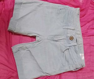 Light Wash Denim Shorts