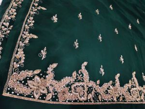 Unique Aari An Zardozi Work Saree 🤩