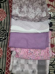 5 Piece hijab / Dupatta/ Scarf