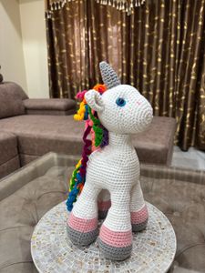 Crochet Unicorn Toy