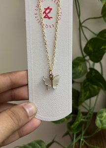 Butterfly Pendant Necklace