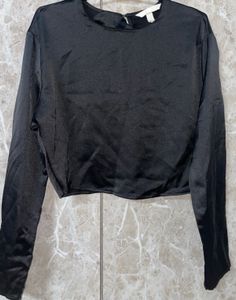 H&M Black Casual And Formal Top