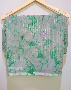 Designer Saree.. DISHA PARMAR inspired Sea Green E