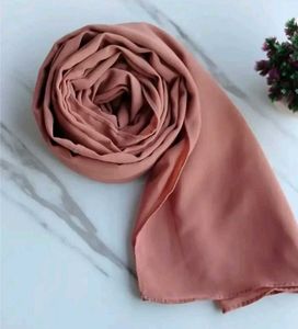 Beige Chiffon Hijab