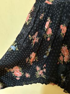 Black Floral Dress