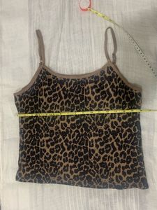 Leopard Print Cami Top