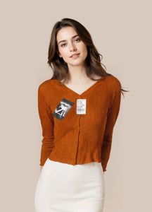 Cute Brown Cardigan