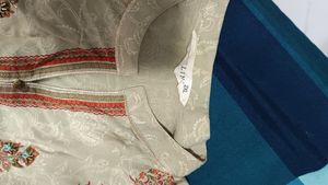Floral Print Ethnic Dress, Size XL