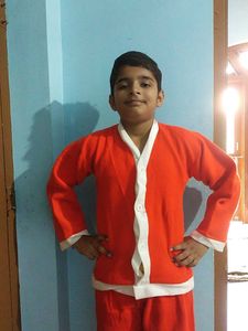 Vintage Red &amp; White Button-Up Shirt