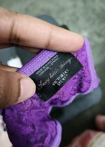 Purple Lace Lingerie Set