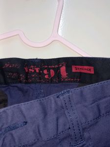 Derby Navy Blue Semi Formal Men&#39;s Trousers