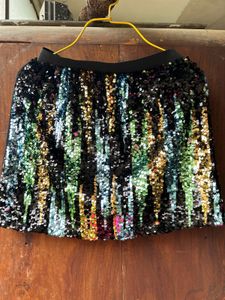 Sequin Mini Skirt