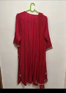 Libas Set🔥🔥 XL Kurti With Pant And Dupatta