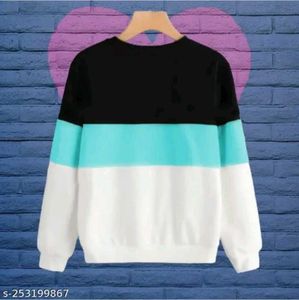 Fashionable Color Blocked Sweatshirt