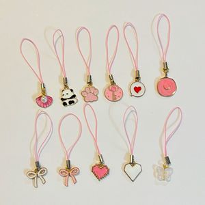 Cute Pink Phone Charms
