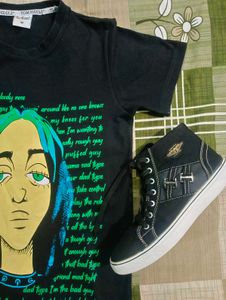 Billie eilish Grafic tshirt Size M Regular Fit