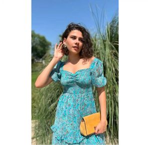 Floral Print Mini Dress