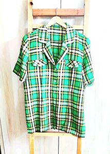 Green Colour Shirt Size-36