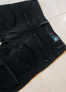 Mercel Jeans Company Black Cropped Jean
