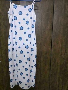 Floral Print Midi Slip Dress