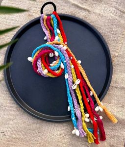 Colorful Braided Hair Tie