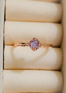 Dainty Purple Ring