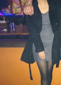 Winter Dark Grey Mini Dress