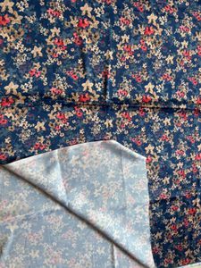 Charming Floral Print Fabric