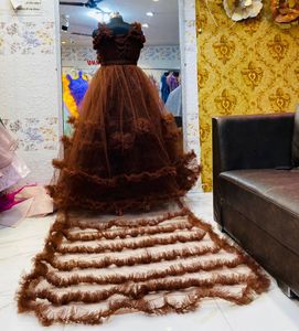 Brown Trail Gown For Me