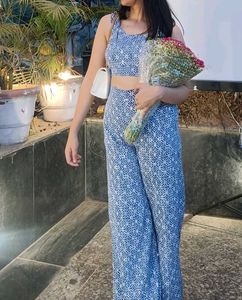 Crop Top &amp; Trouser Coordset