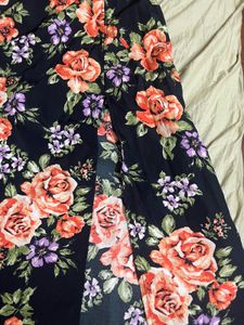 Floral Print Midi Dress