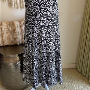 Ralph Lauren Fit &amp; Flare Tank Midi Dress