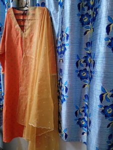 Elegant Orange Kurta