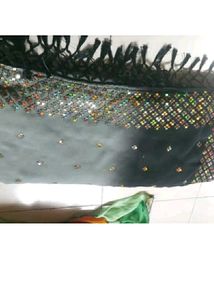DESIGNER SAREE WITH BLOUSE PIECE (TOTALLY NEW)