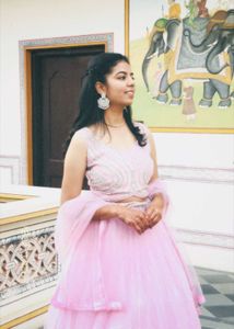 Pink Embellished Lehenga Choli