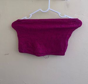 Magenta Tube Top