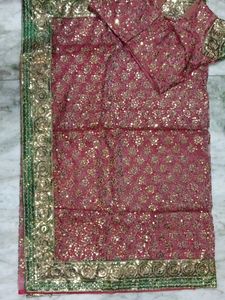 Party Wear Sequin Saree