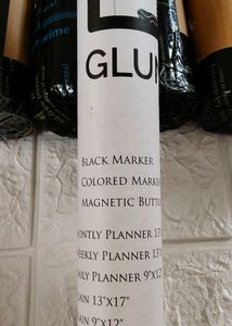 GLUN®  Magnetic White Board Planner 8 Peice