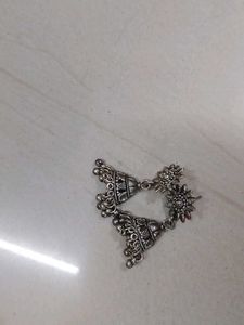 Oxidised Jhumkas
