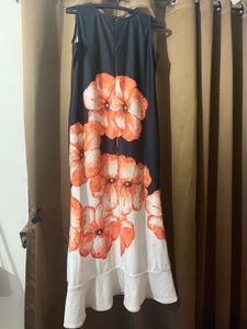 Floral Print Maxi Dress