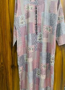 Patchwork Print Kurta - Size L