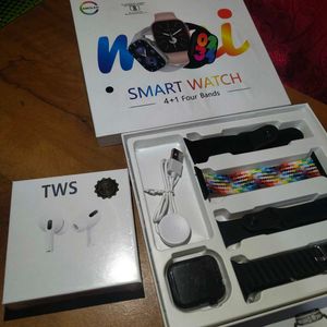 4 Strap Watch and Airpod
