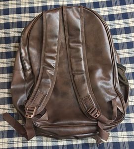 Brown Leather Backpack
