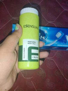Combo Of Toothbrush And 2 Essensual Talcum Powder