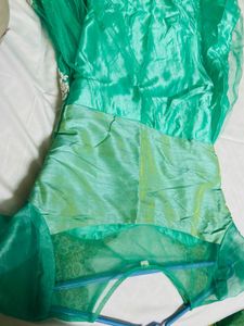 Mint Green Embellished Anarkali Dress
