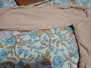 Peach Peplum Top