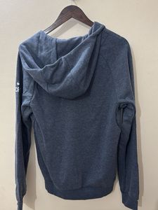 Nike Blue Zip-Up Hoodie With Zipper Pockets