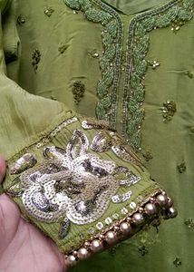 Green Sharara Suit 🦜🌻